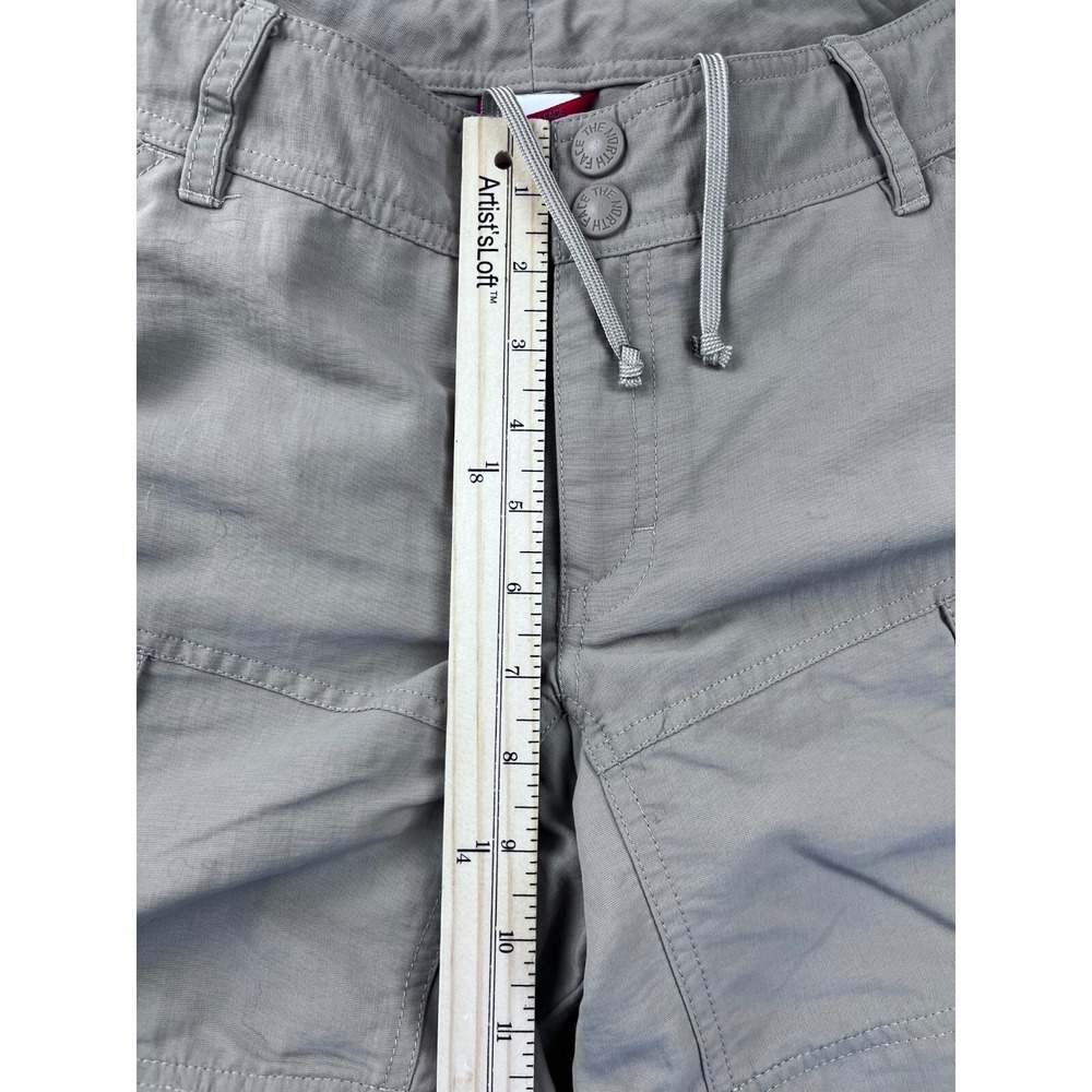 The North‎ Face Pants Women 6 Convertible Nylon Blend Hiking Zip Off Short Beige - Picture 11 of 14